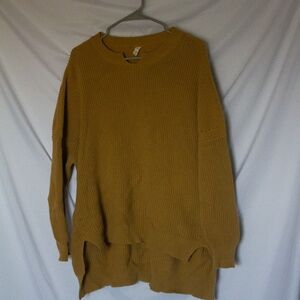 Wishlist Mustard Yellow Knit Sweater – Size M/L, Perfect for Fall